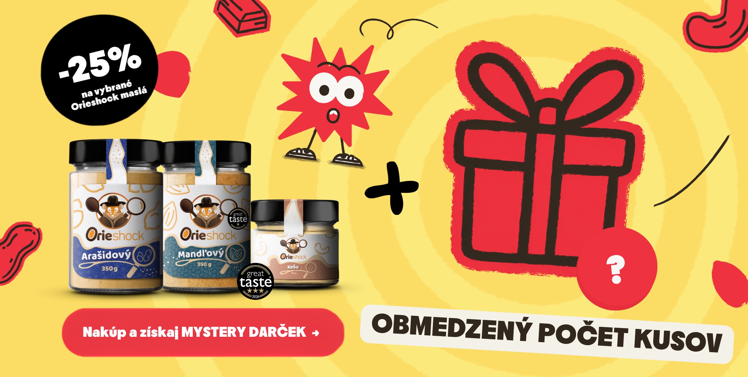 Mystery darček ku každej objednávke Orieshock